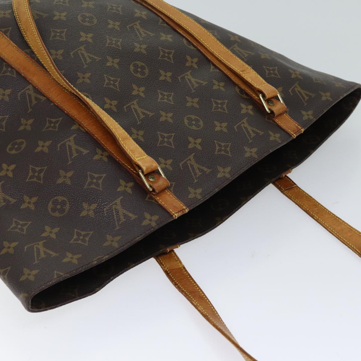 LOUIS VUITTON Monogram Sac Shopping Tote Bag M51108 LV 70375