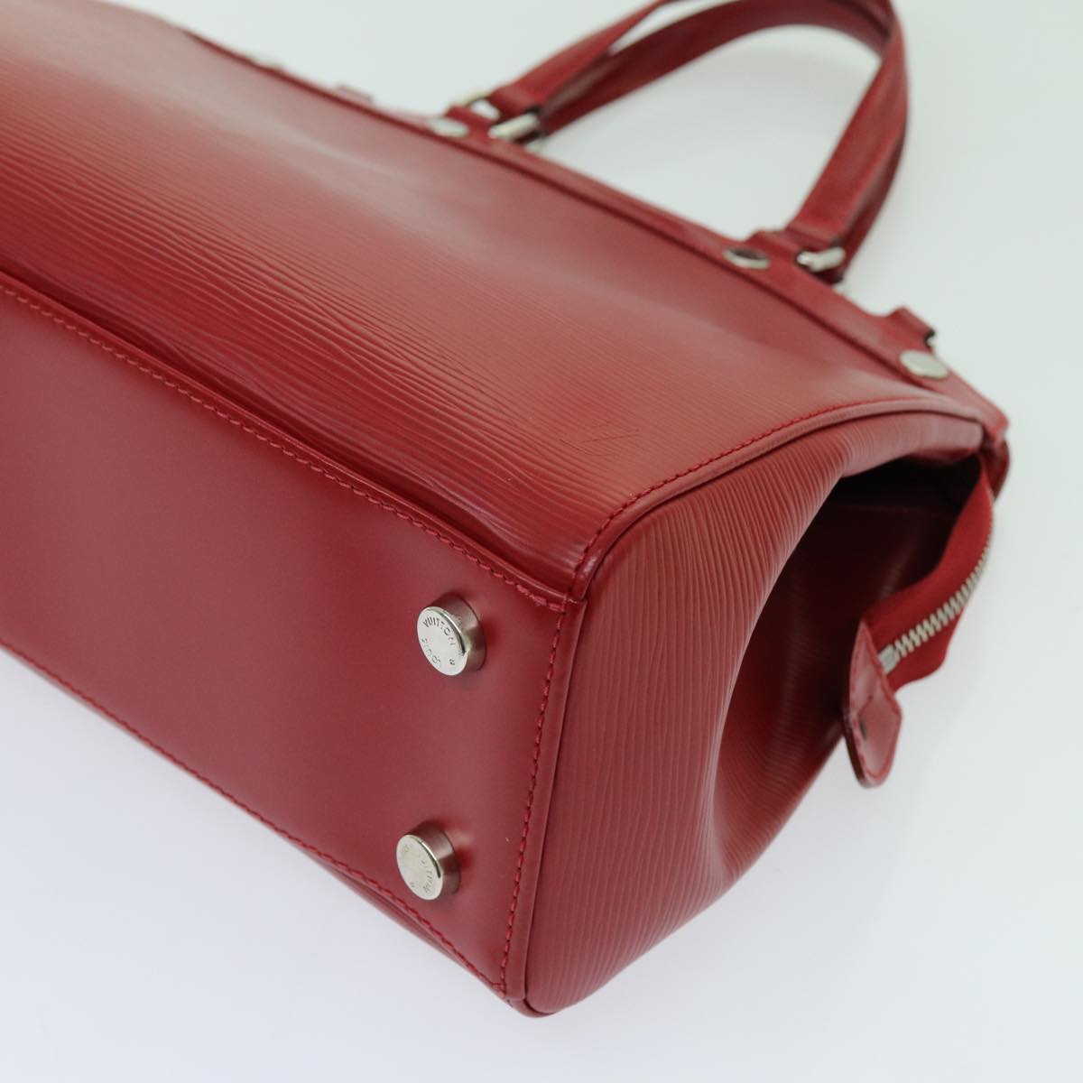 LOUIS VUITTON Epi Blair MM Hand Bag 2way Red Car Mine M4030E LV 70380