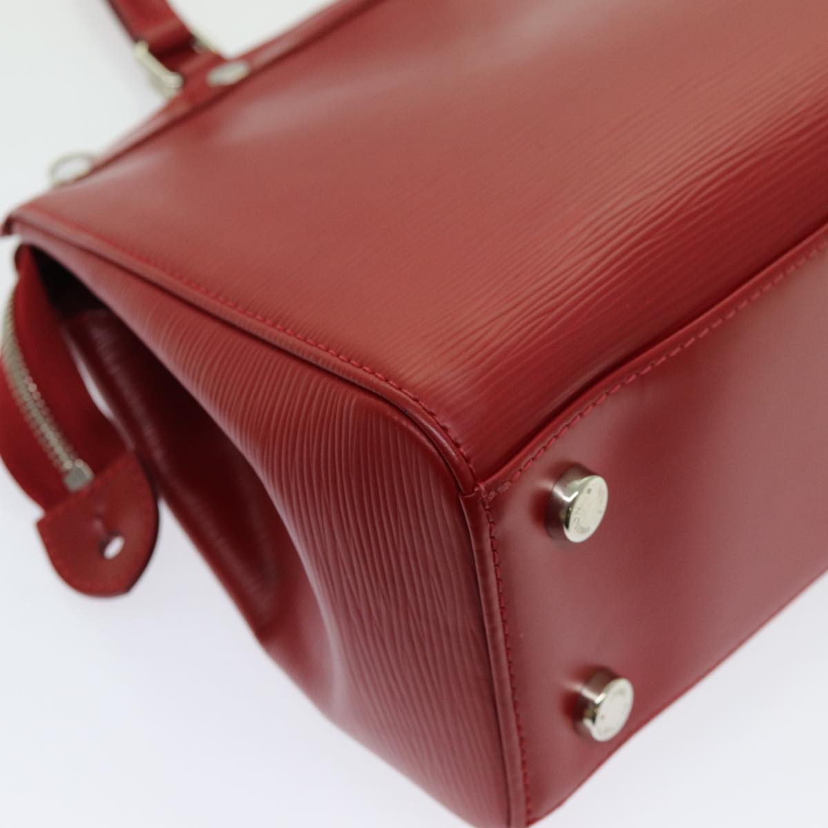 LOUIS VUITTON Epi Blair MM Hand Bag 2way Red Car Mine M4030E LV 70380
