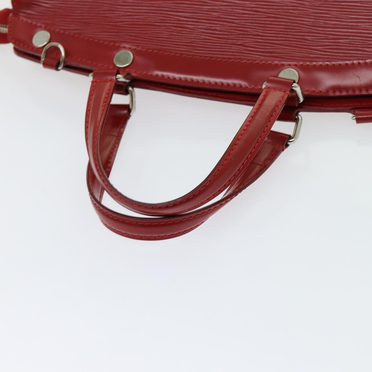 LOUIS VUITTON Epi Blair MM Hand Bag 2way Red Car Mine M4030E LV 70380