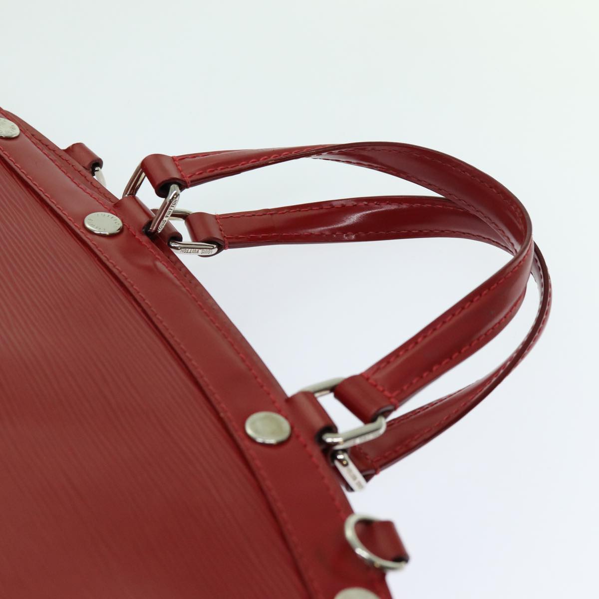 LOUIS VUITTON Epi Blair MM Hand Bag 2way Red Car Mine M4030E LV 70380