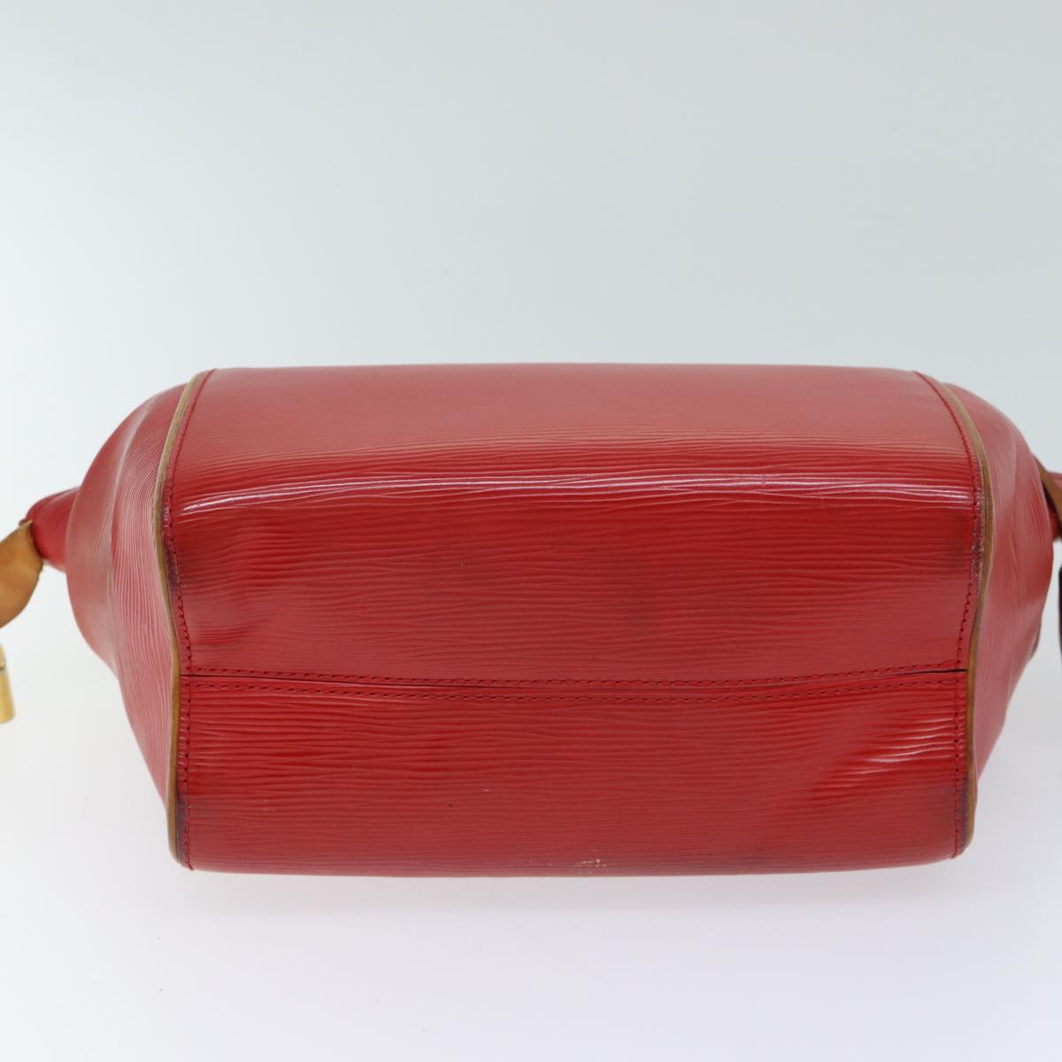 LOUIS VUITTON Epi Dog BB Hand Bag 2way Red Coklico M93249 LV 70439
