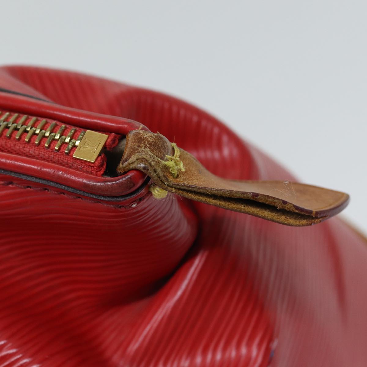LOUIS VUITTON Epi Dog BB Hand Bag 2way Red Coklico M93249 LV 70439