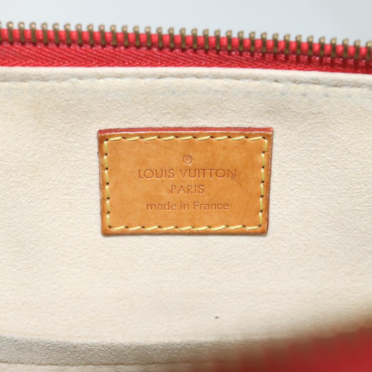 LOUIS VUITTON Epi Dog BB Hand Bag 2way Red Coklico M93249 LV 70439