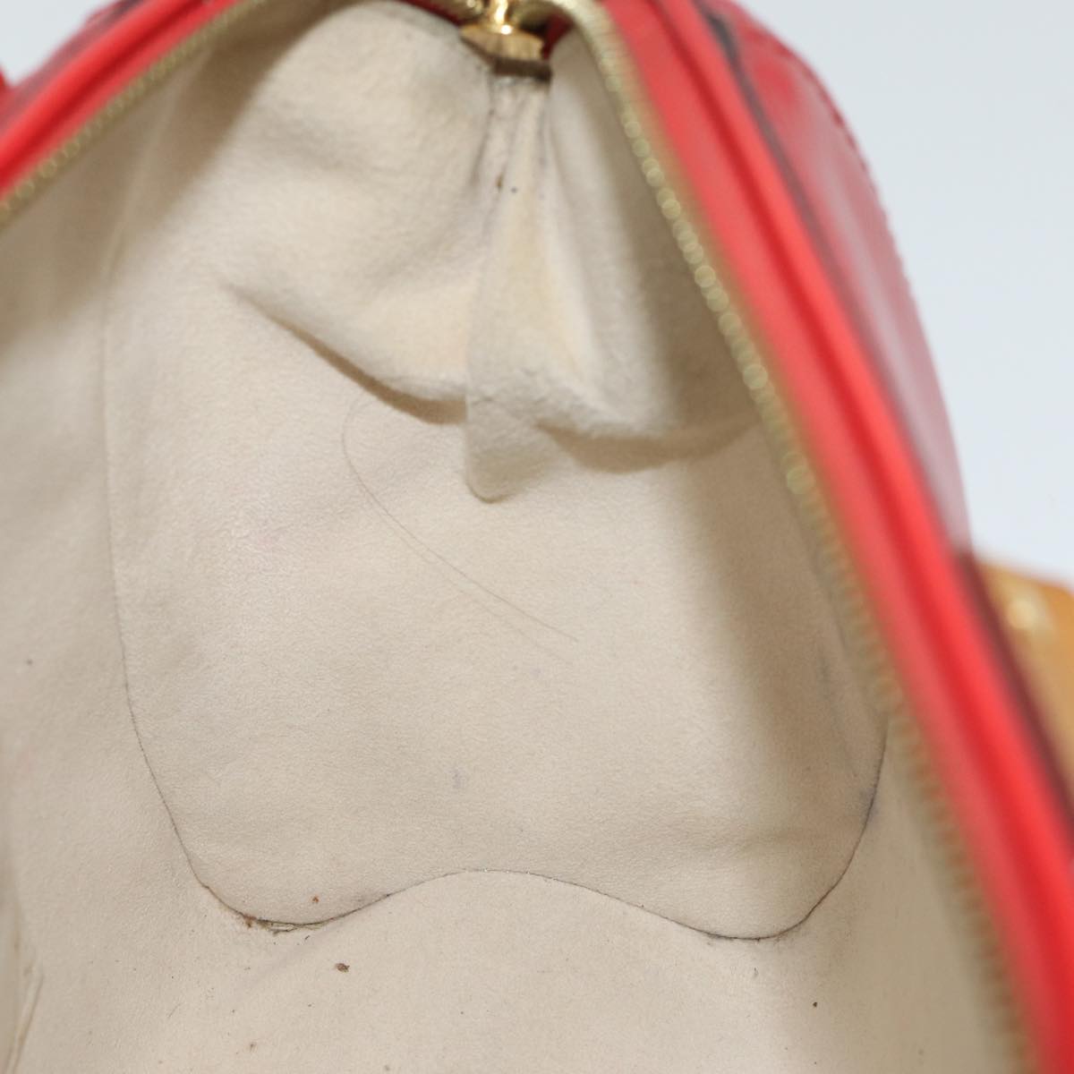 LOUIS VUITTON Epi Dog BB Hand Bag 2way Red Coklico M93249 LV 70439