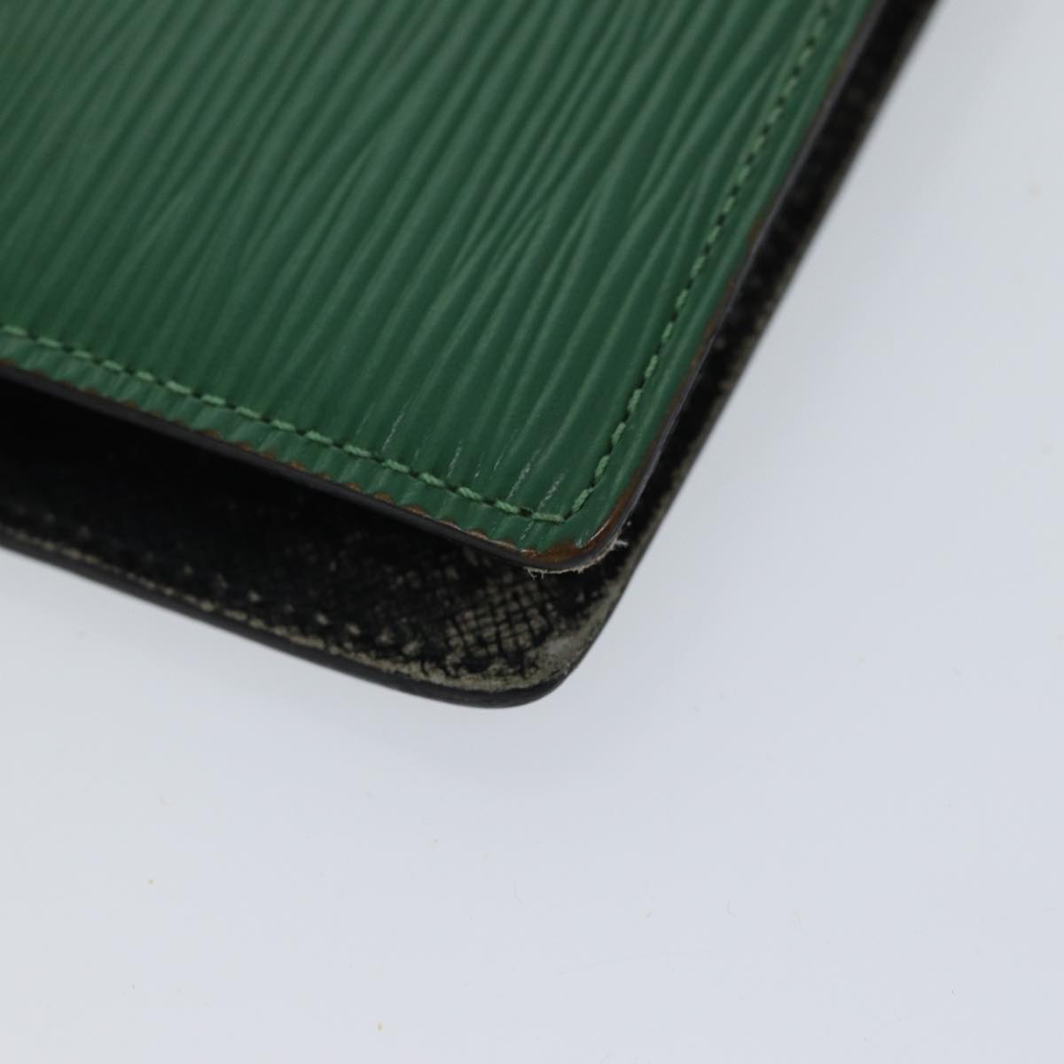 LOUIS VUITTON Epi Agenda PM Day Planner Cover Green R20054 LV 70465