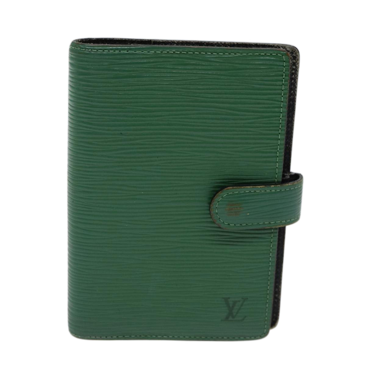 LOUIS VUITTON Epi Agenda PM Day Planner Cover Green R20054 LV 70465