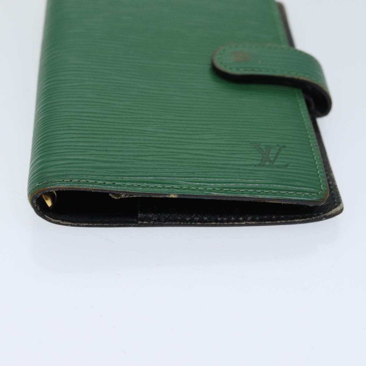 LOUIS VUITTON Epi Agenda PM Day Planner Cover Green R20054 LV 70465