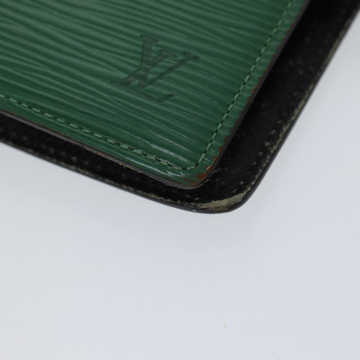 LOUIS VUITTON Epi Agenda PM Day Planner Cover Green R20054 LV 70465