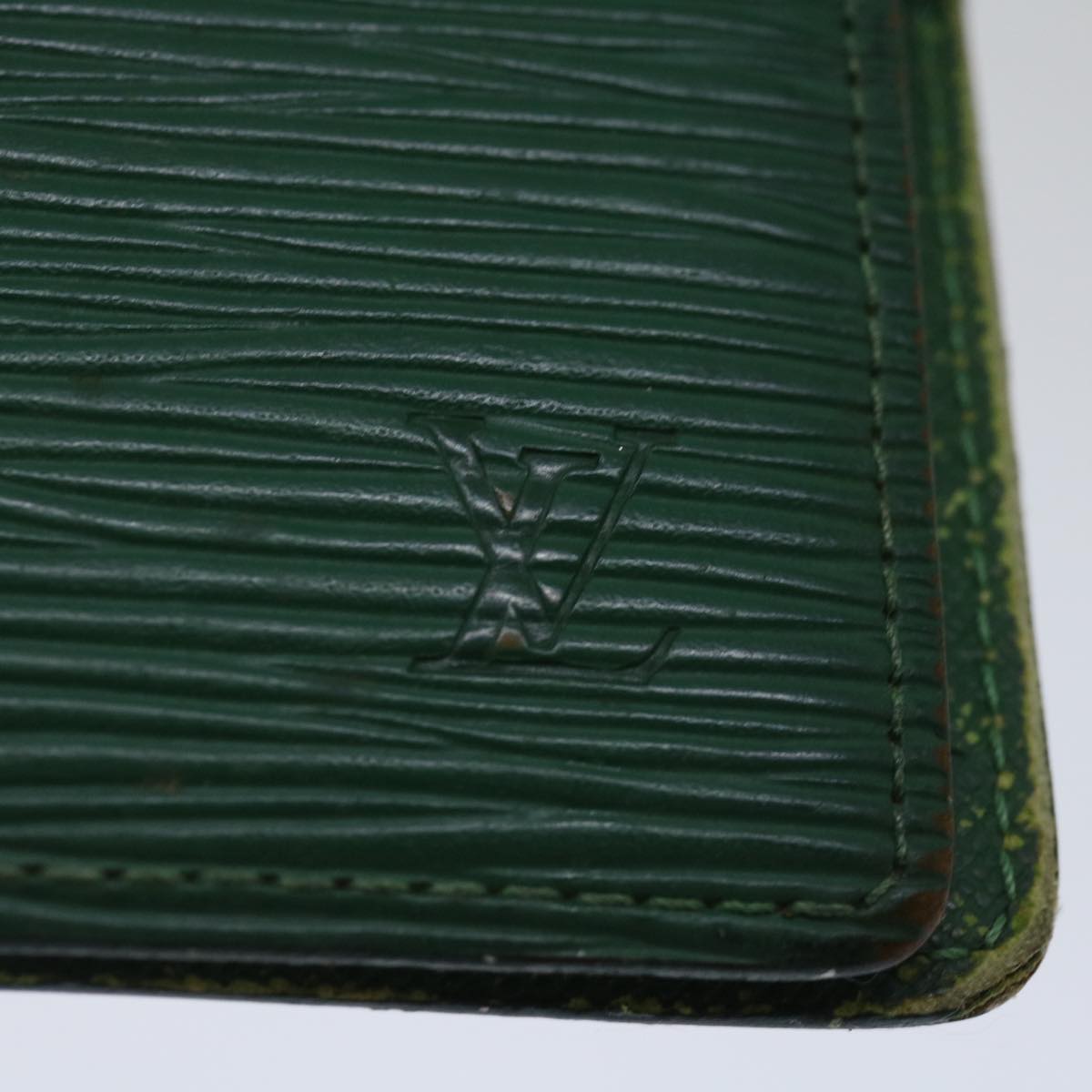 LOUIS VUITTON Epi Agenda PM Day Planner Cover Green R20054 LV 70466