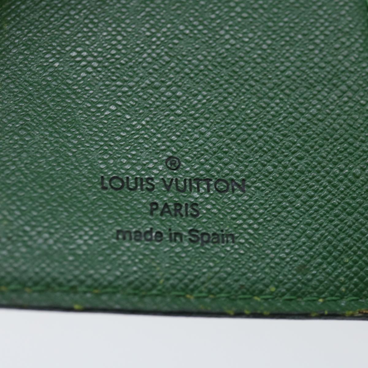 LOUIS VUITTON Epi Agenda PM Day Planner Cover Green R20054 LV 70466