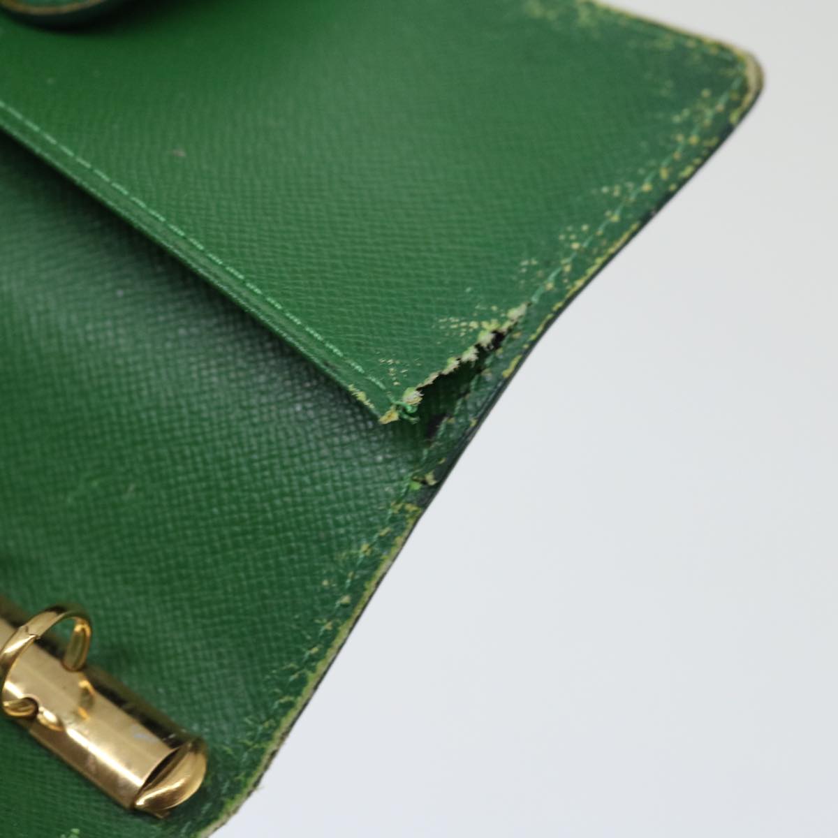 LOUIS VUITTON Epi Agenda PM Day Planner Cover Green R20054 LV 70466