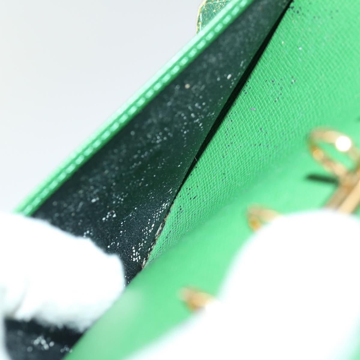 LOUIS VUITTON Epi Agenda PM Day Planner Cover Green R20054 LV 70466