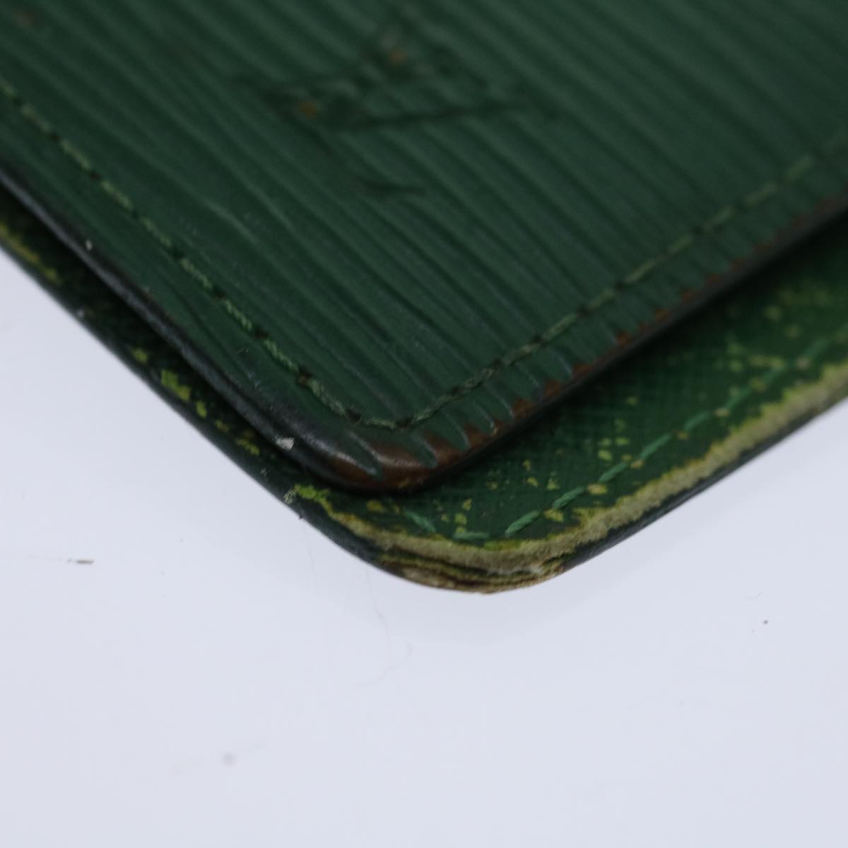 LOUIS VUITTON Epi Agenda PM Day Planner Cover Green R20054 LV 70466