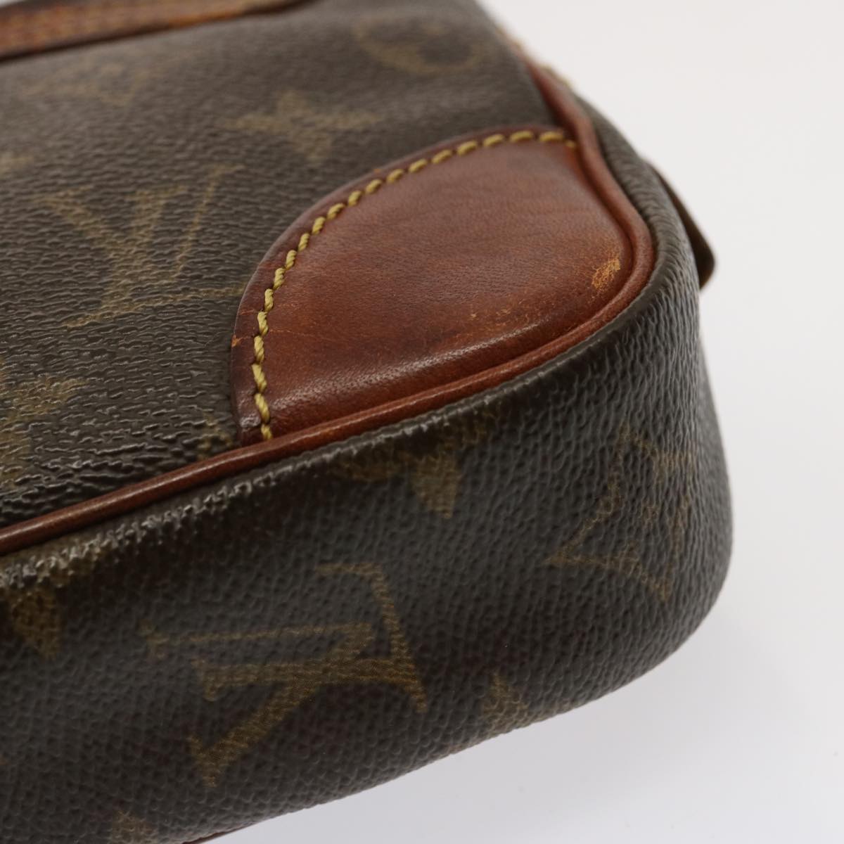 LOUIS VUITTON Monogram Marly Dragonne GM Clutch Bag M51825 LV 70474