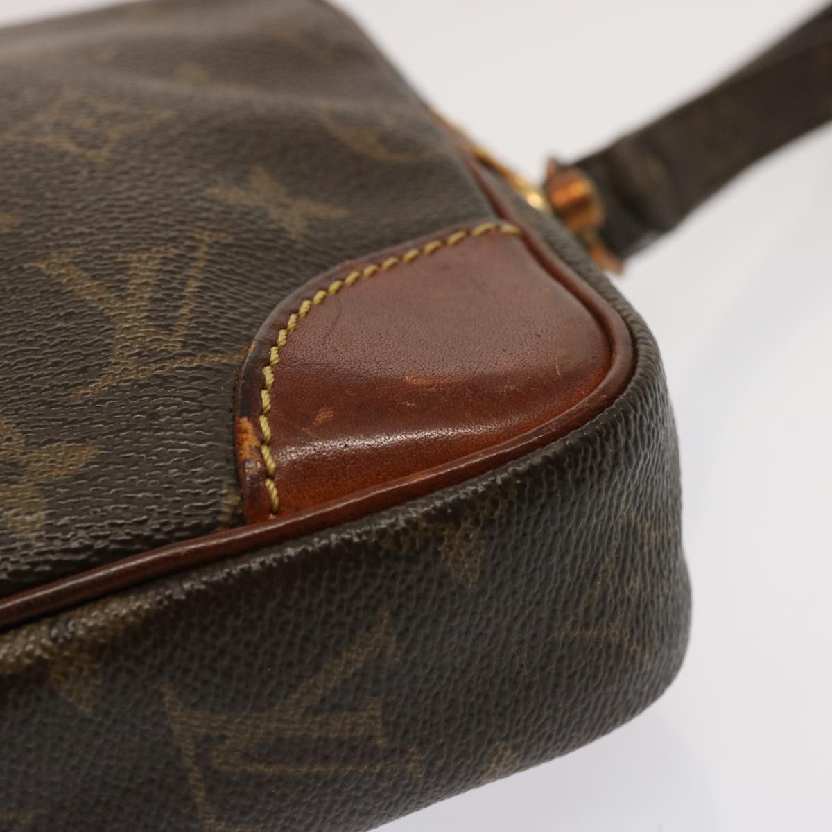 LOUIS VUITTON Monogram Marly Dragonne GM Clutch Bag M51825 LV 70474
