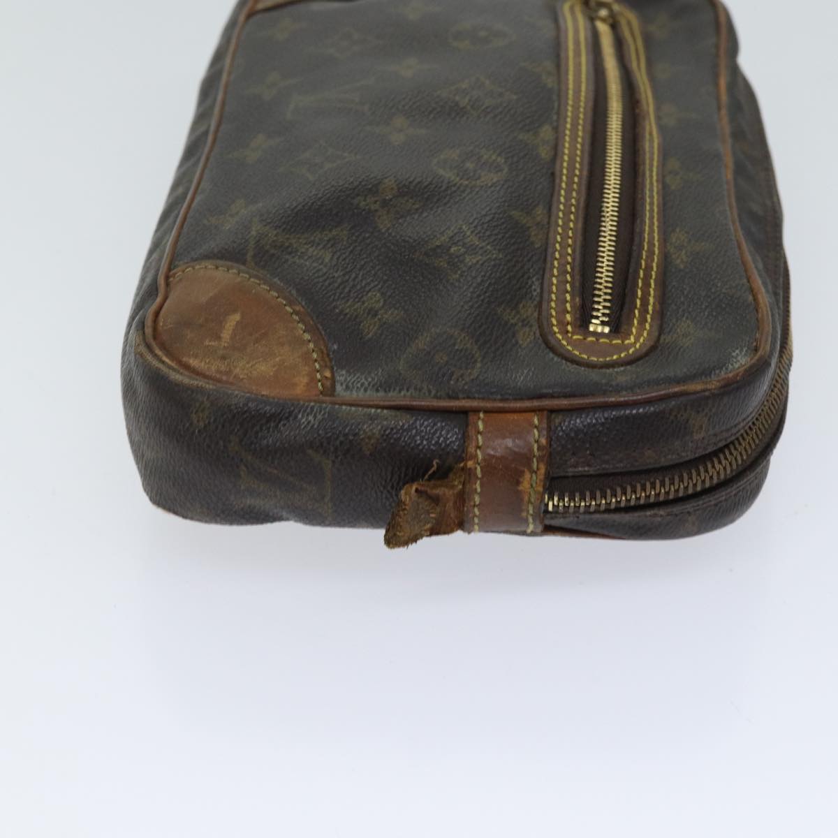 LOUIS VUITTON Monogram Marly Dragonne GM Clutch Bag M51825 LV 70475