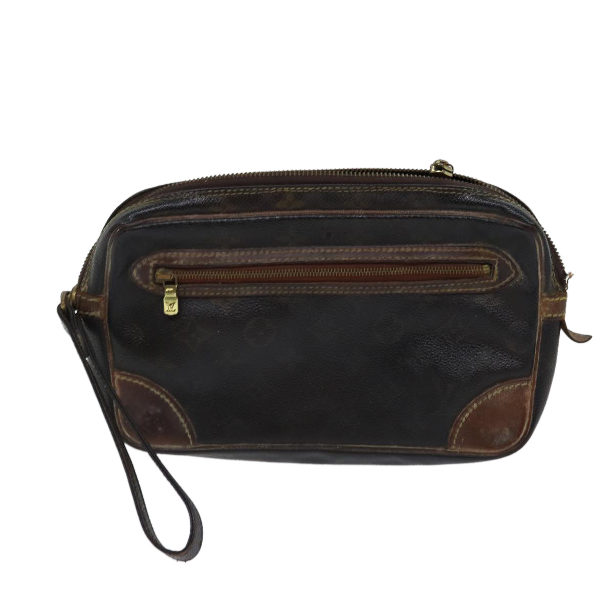 LOUIS VUITTON Monogram Marly Dragonne GM Clutch Bag M51825 LV 70476