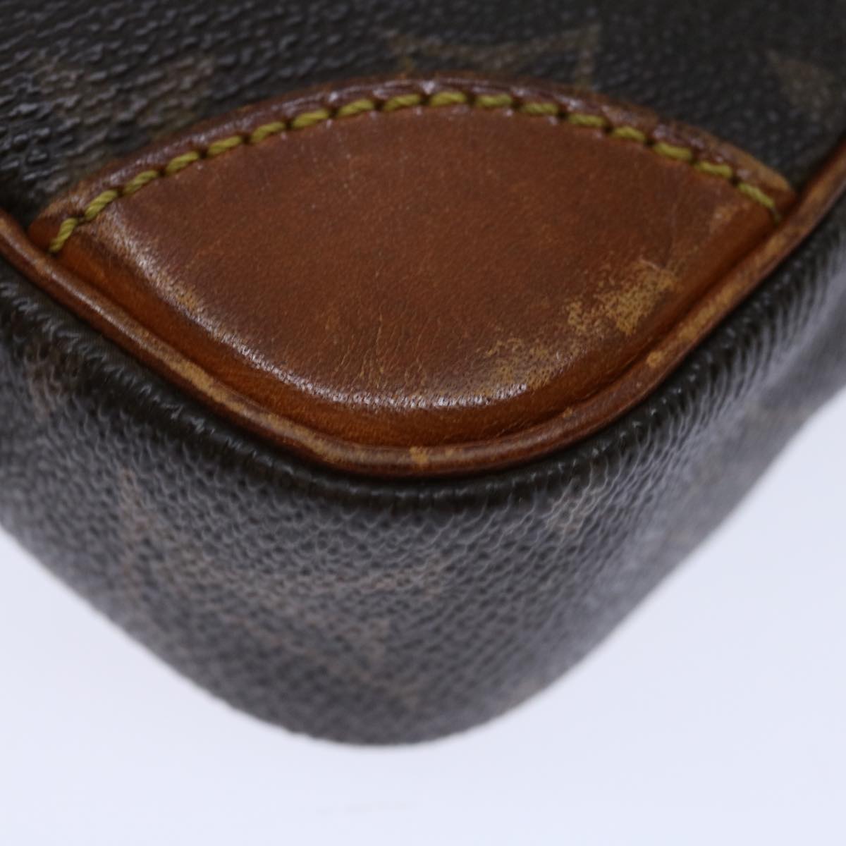 LOUIS VUITTON Monogram Marly Dragonne PM Clutch Bag M51827 LV 70478