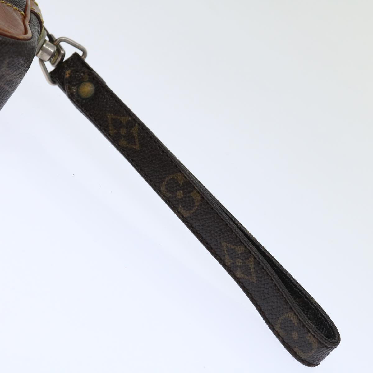 LOUIS VUITTON Monogram Marly Dragonne PM Clutch Bag M51827 LV 70478