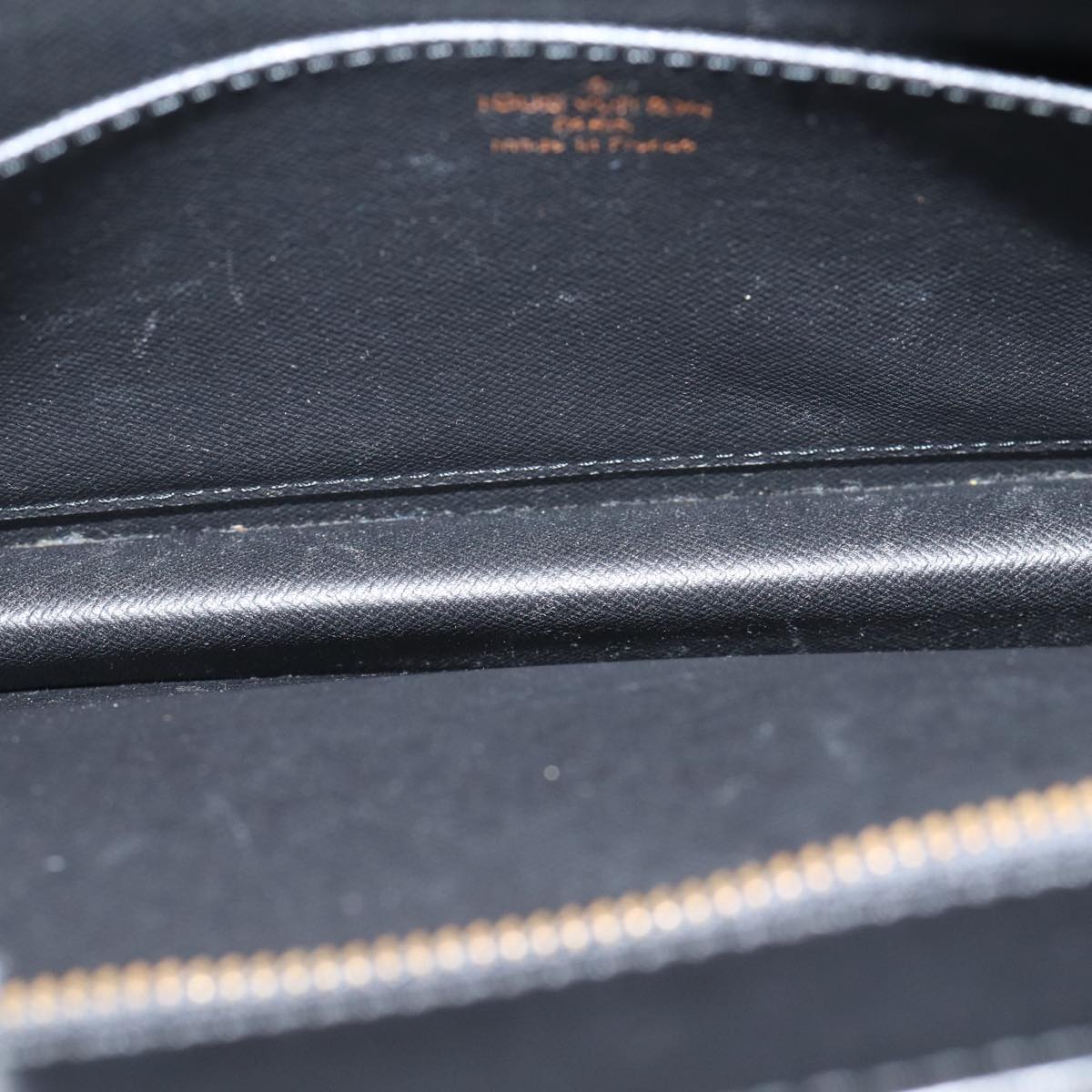 LOUIS VUITTON Epi Pochette Homme Clutch Bag Black M52522 LV 70480