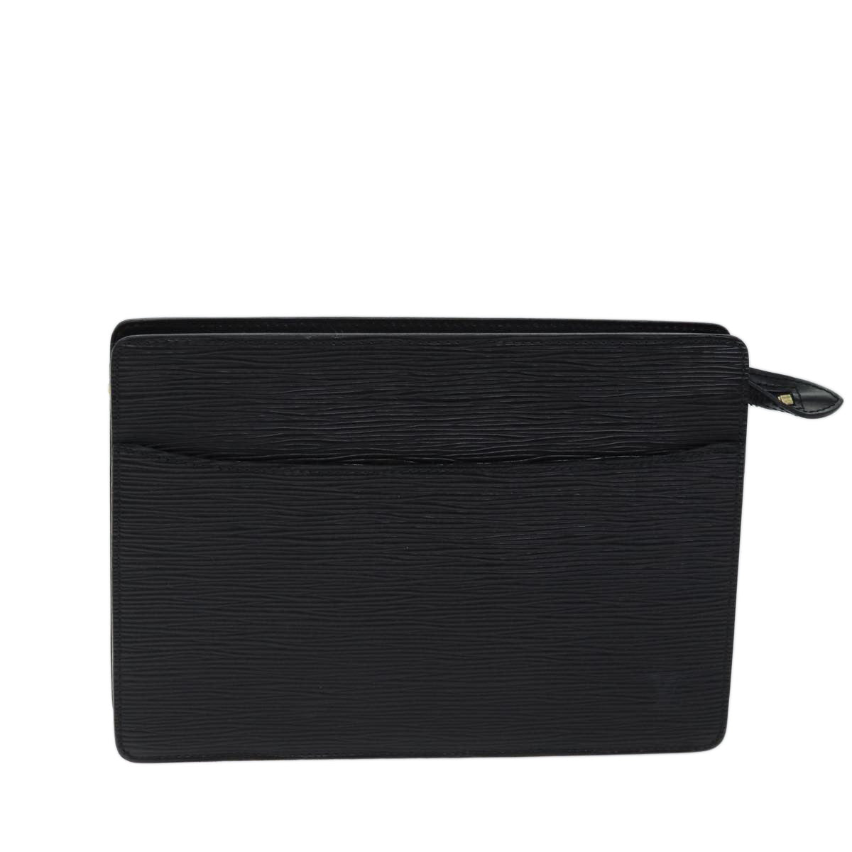 LOUIS VUITTON Epi Pochette Homme Clutch Bag Black M52522 LV 70480
