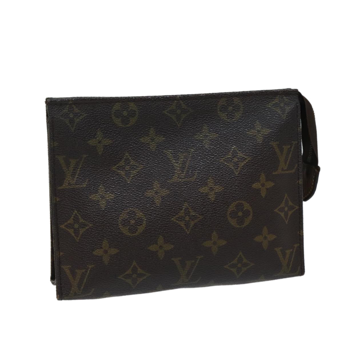 LOUIS VUITTON Monogram Poche Toilette 19 Pouch M47544 LV 70484