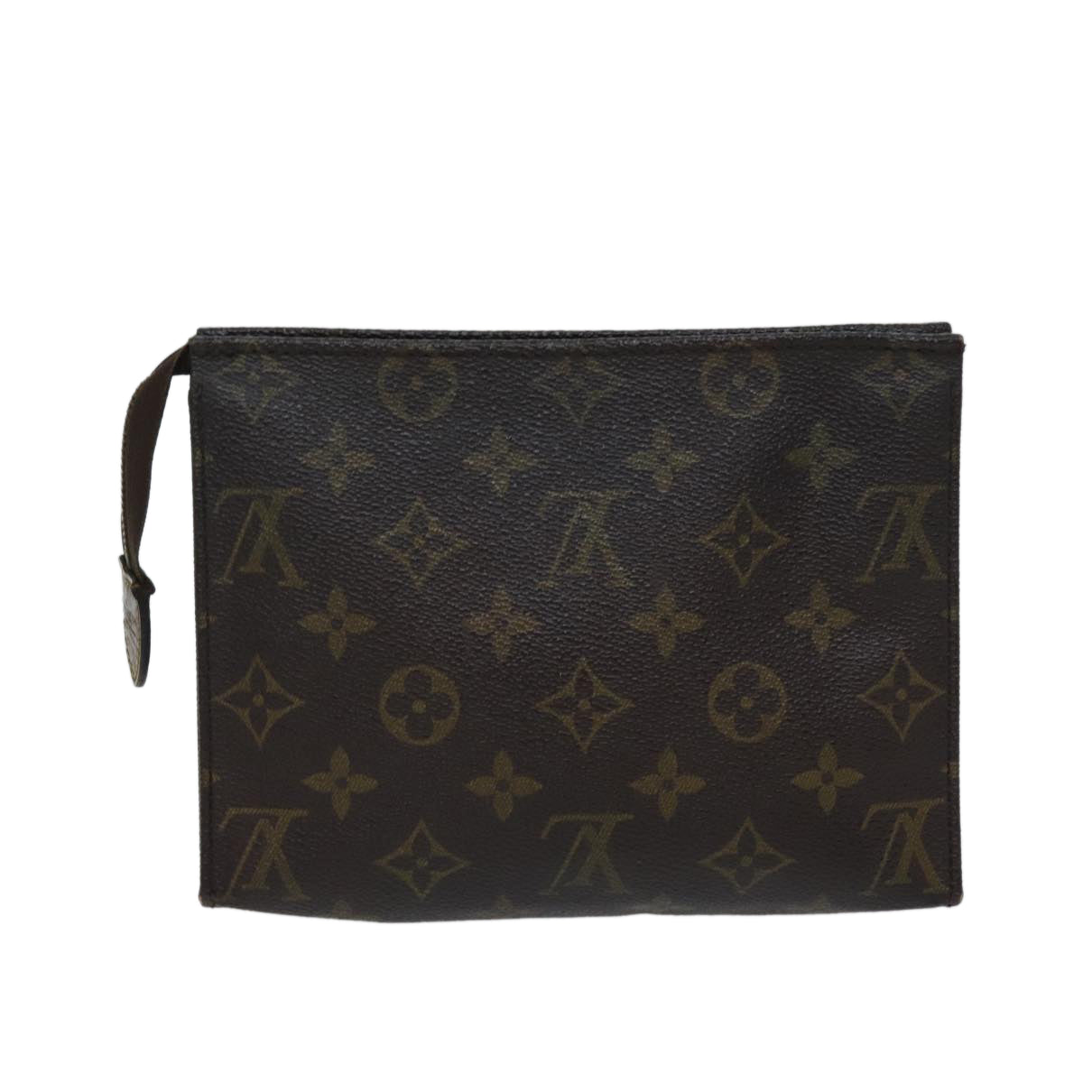 LOUIS VUITTON Monogram Poche Toilette 19 Pouch M47544 LV 70484