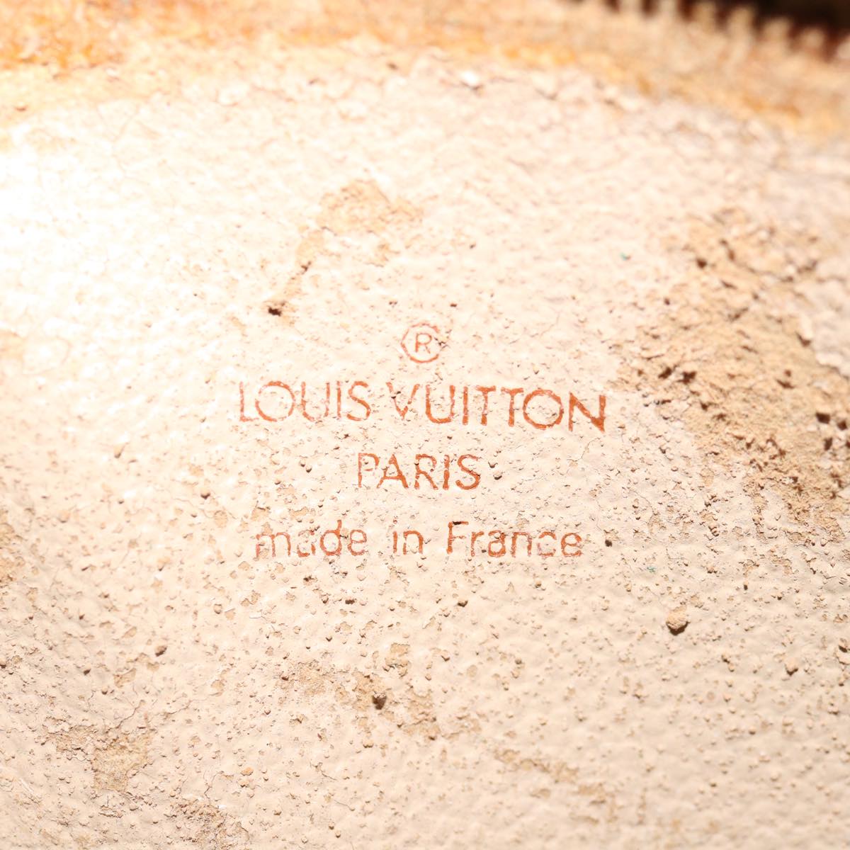 LOUIS VUITTON Monogram Trousse Demi Ronde Cosmetic Pouch M47520 LV 70486