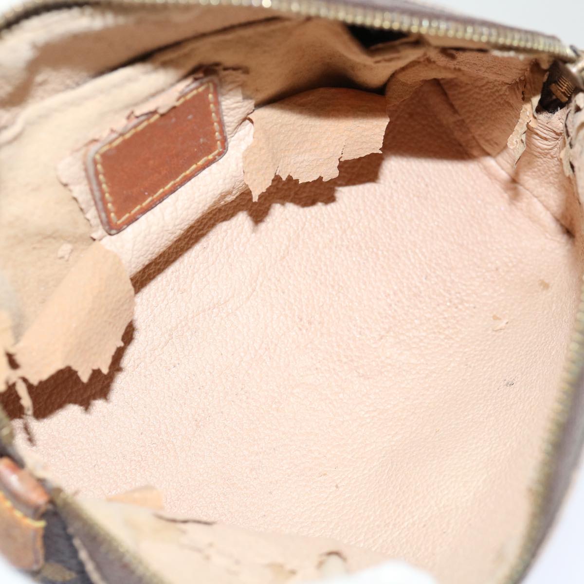 LOUIS VUITTON Monogram Pochette Cosmetic PM Cosmetic Pouch M47515 LV 70490