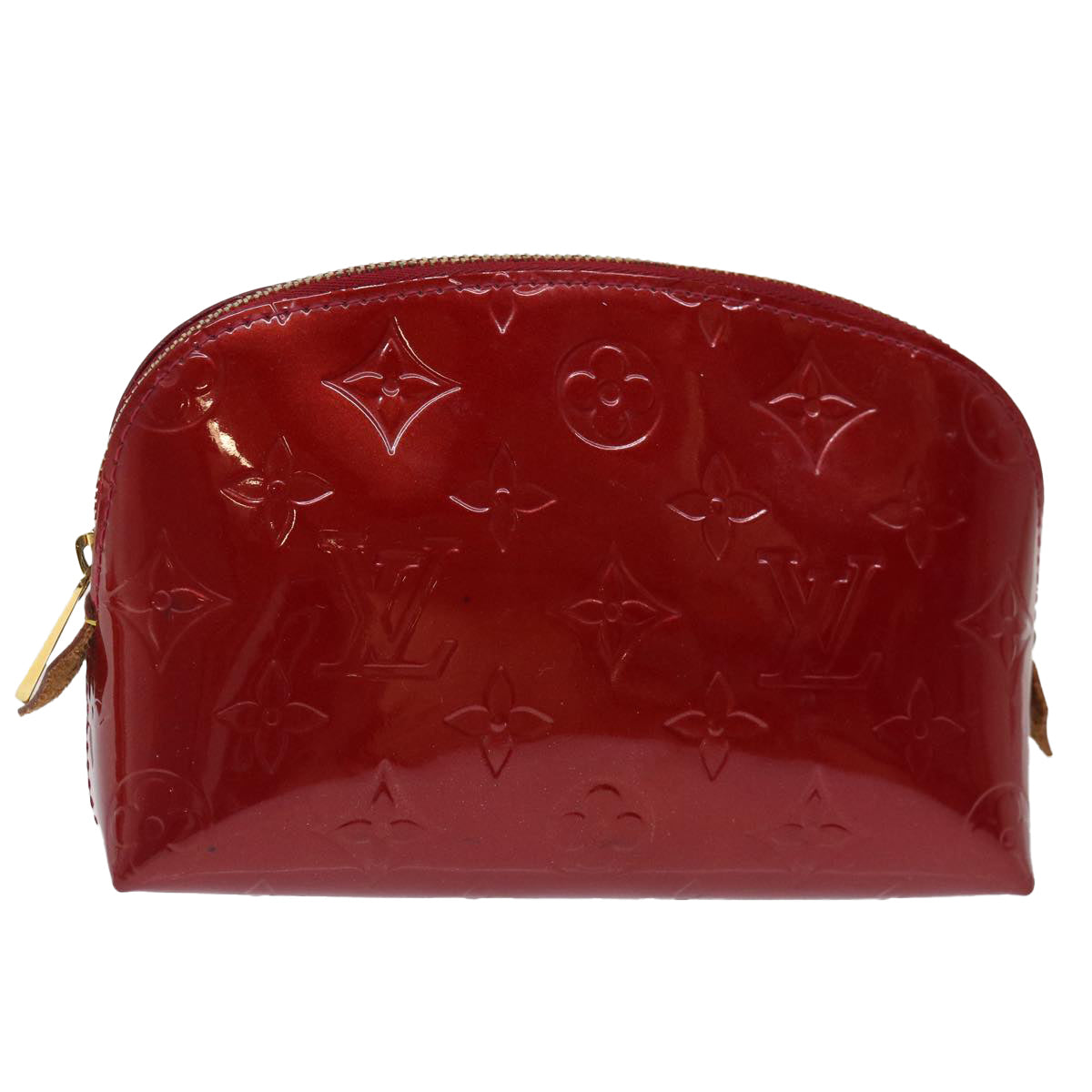 LOUIS VUITTON Vernis Pochette Cosmetic PM Rouge Grunadine M91746 LV 70494