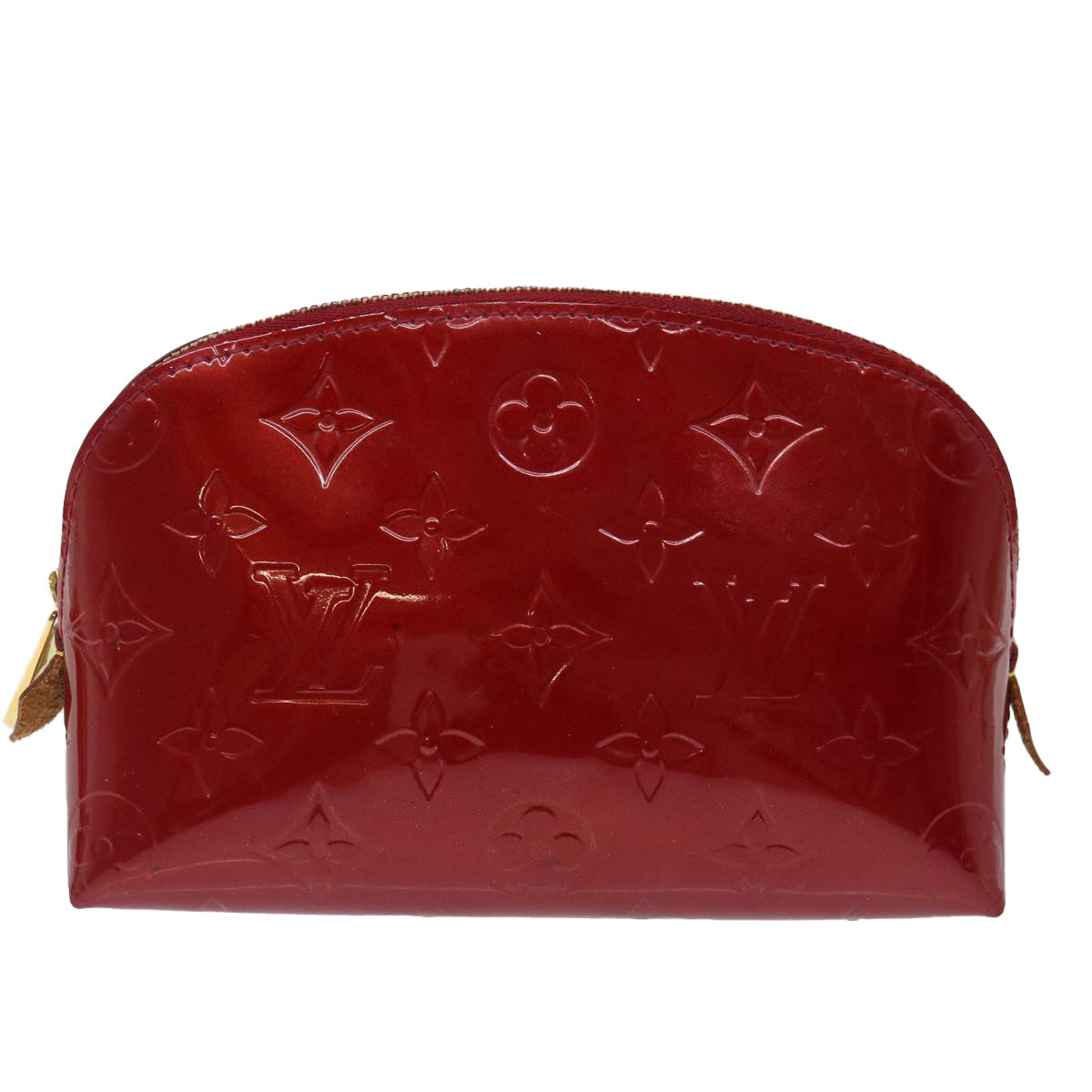 LOUIS VUITTON Vernis Pochette Cosmetic PM Rouge Grunadine M91746 LV 70494