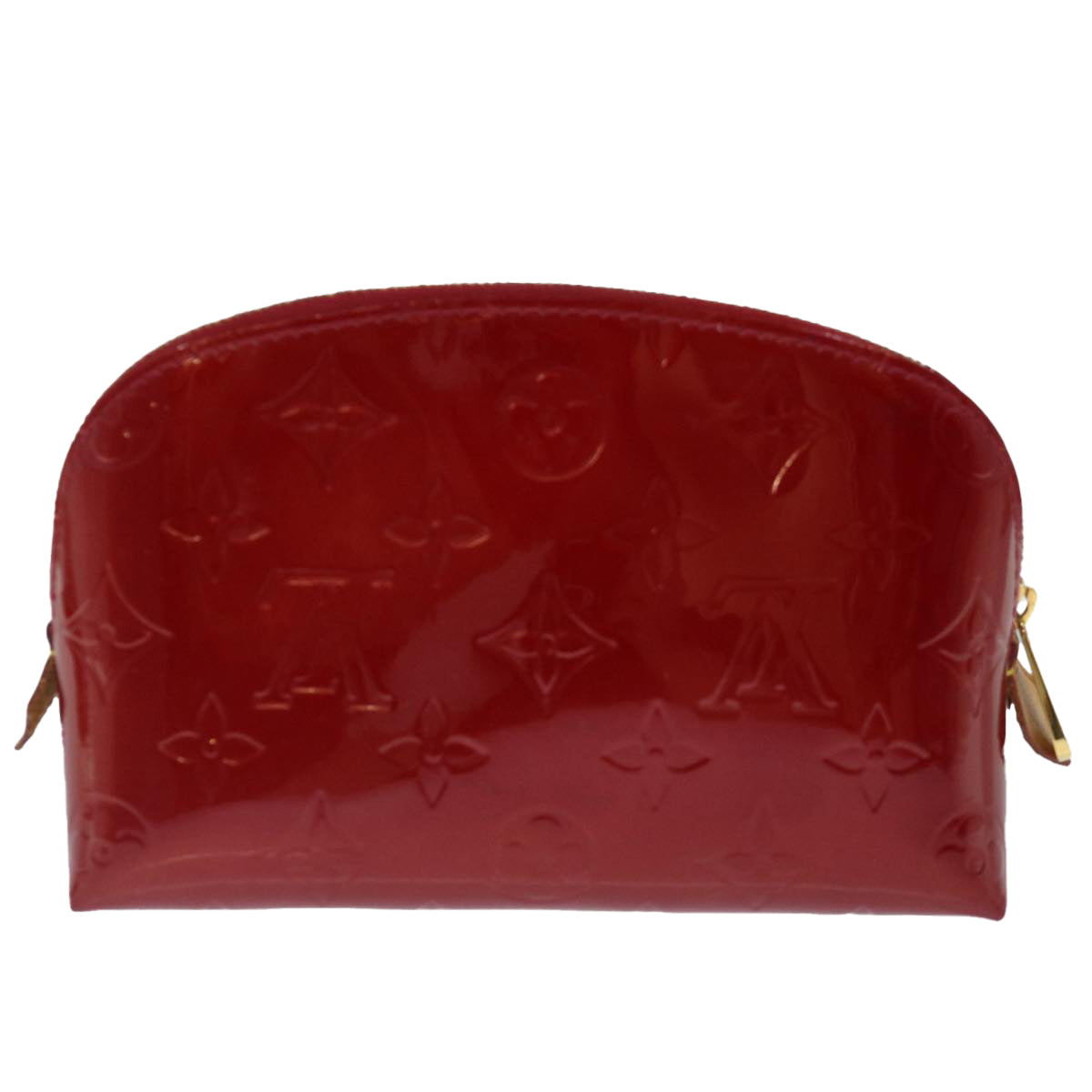 LOUIS VUITTON Vernis Pochette Cosmetic PM Rouge Grunadine M91746 LV 70494