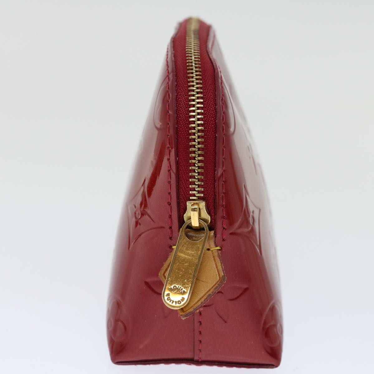 LOUIS VUITTON Vernis Pochette Cosmetic PM Rouge Grunadine M91746 LV 70494