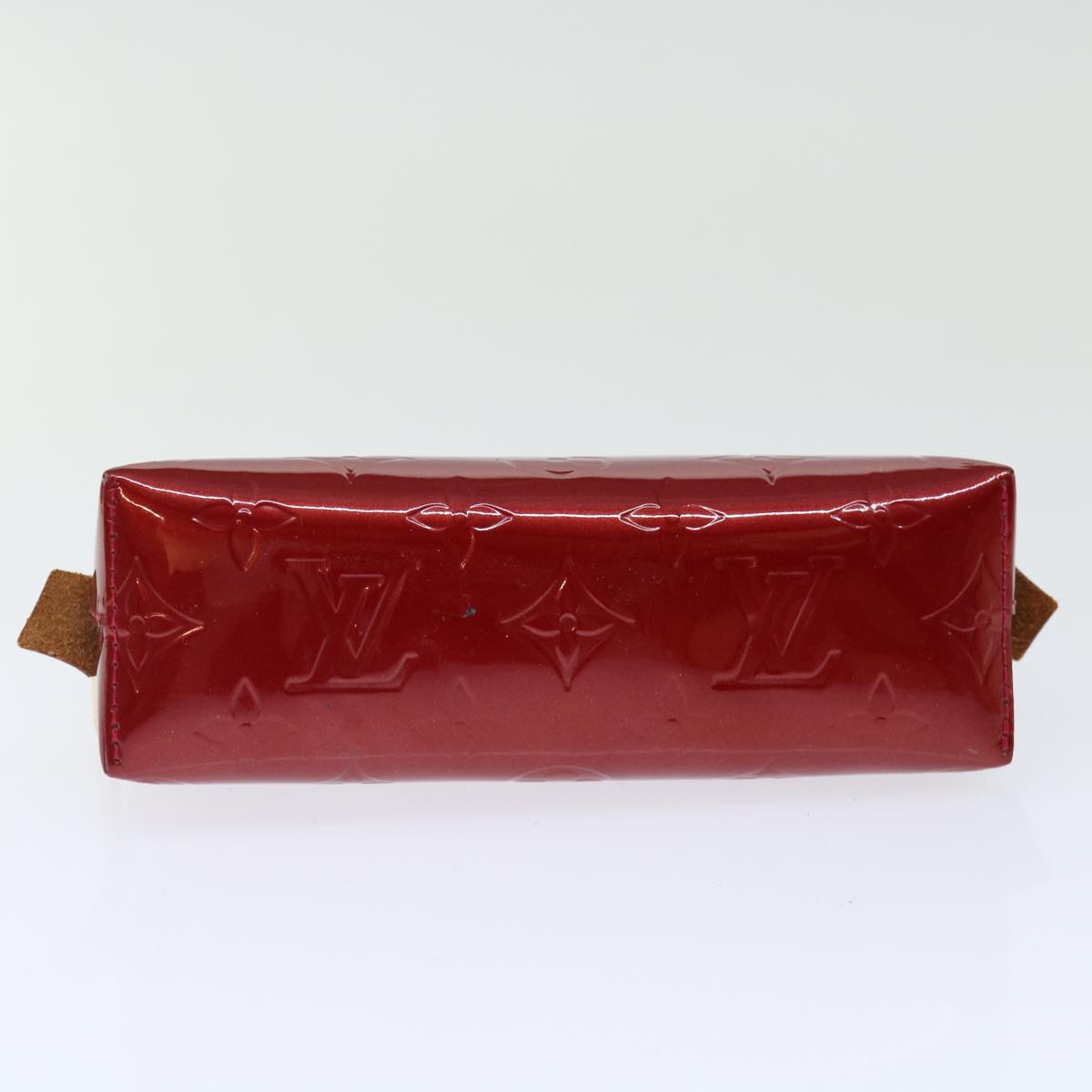 LOUIS VUITTON Vernis Pochette Cosmetic PM Rouge Grunadine M91746 LV 70494