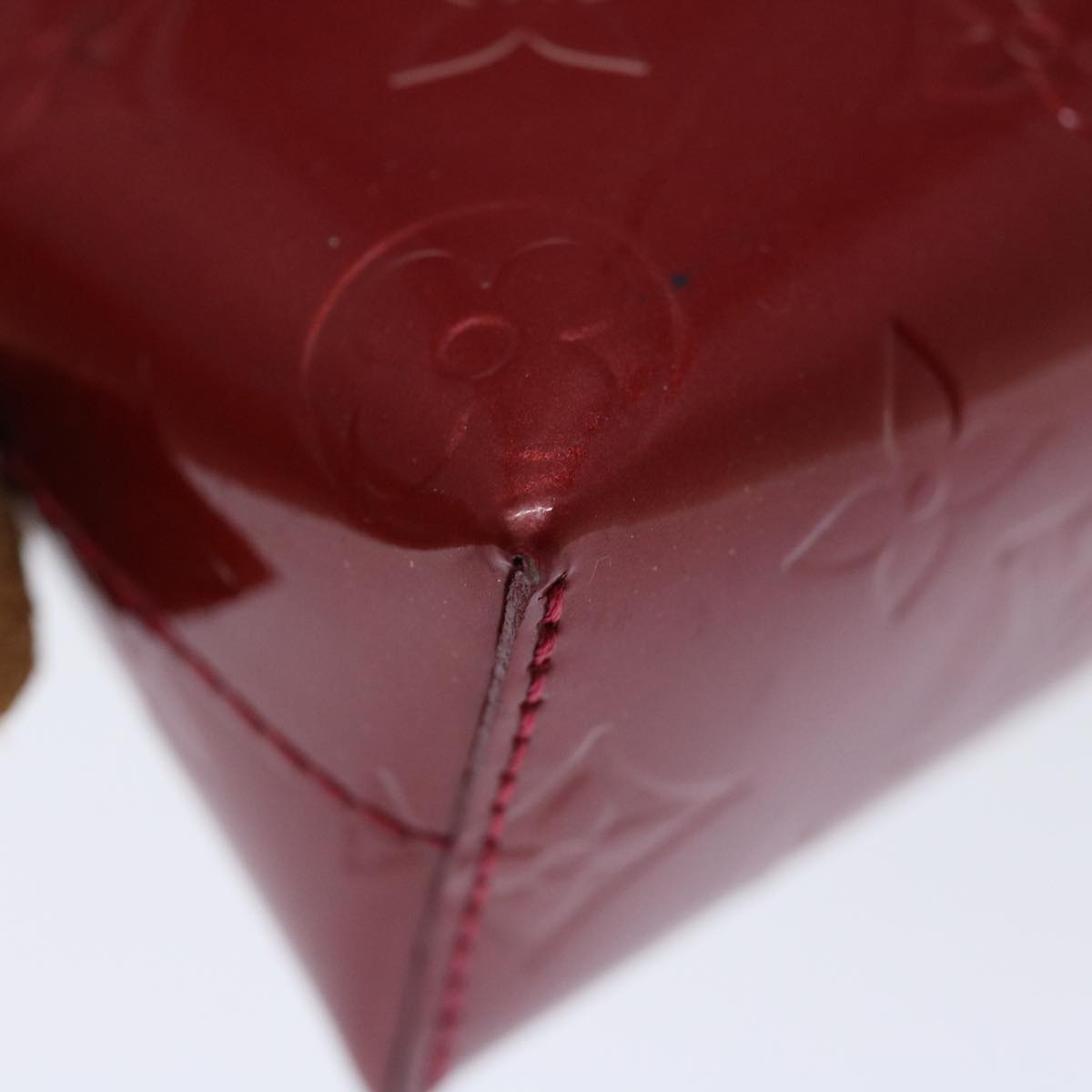 LOUIS VUITTON Vernis Pochette Cosmetic PM Rouge Grunadine M91746 LV 70494