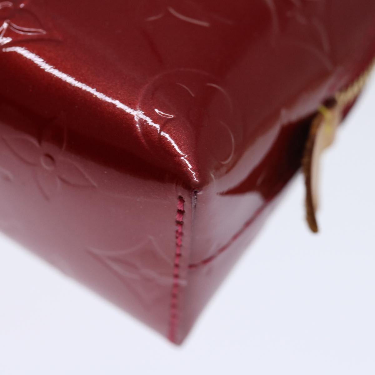 LOUIS VUITTON Vernis Pochette Cosmetic PM Rouge Grunadine M91746 LV 70494