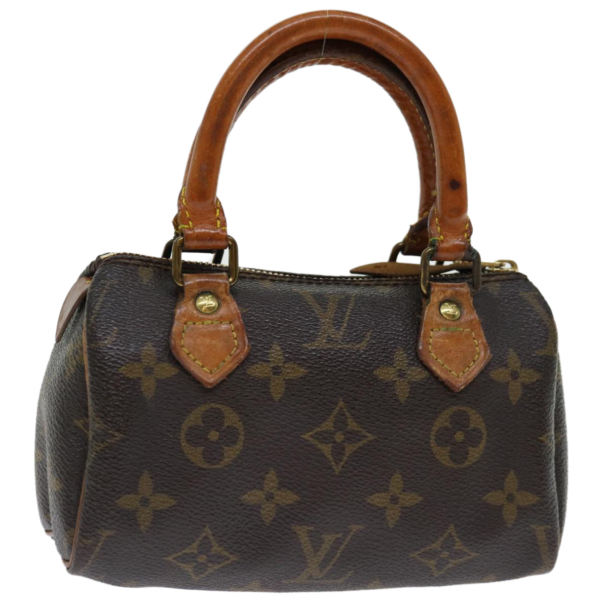 LOUIS VUITTON Monogram Mini Speedy Hand Bag M41534 LV 70495
