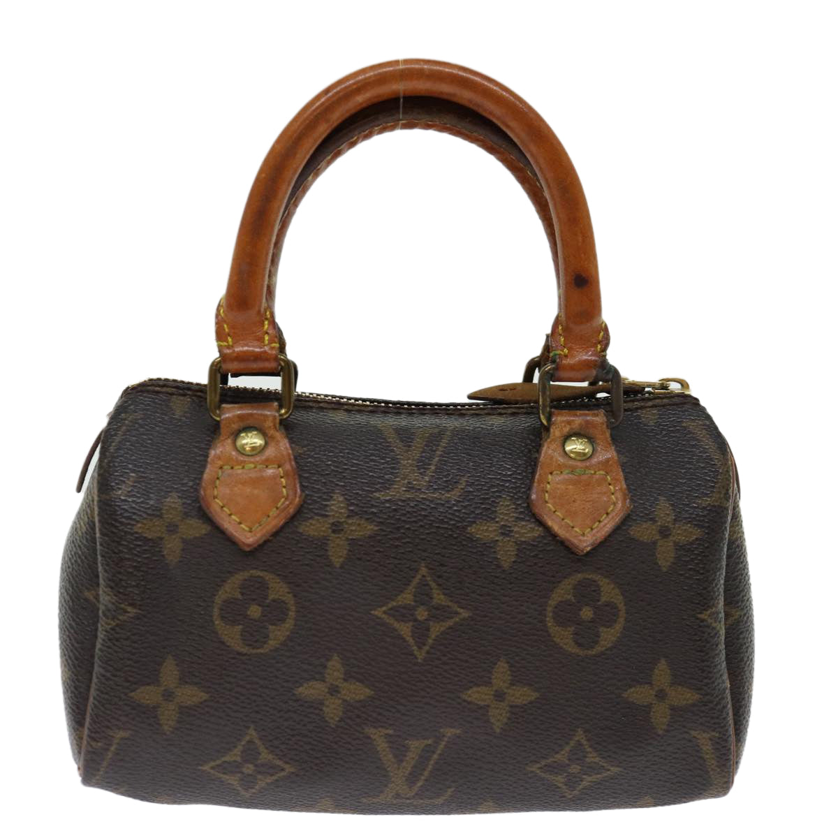 LOUIS VUITTON Monogram Mini Speedy Hand Bag M41534 LV 70495