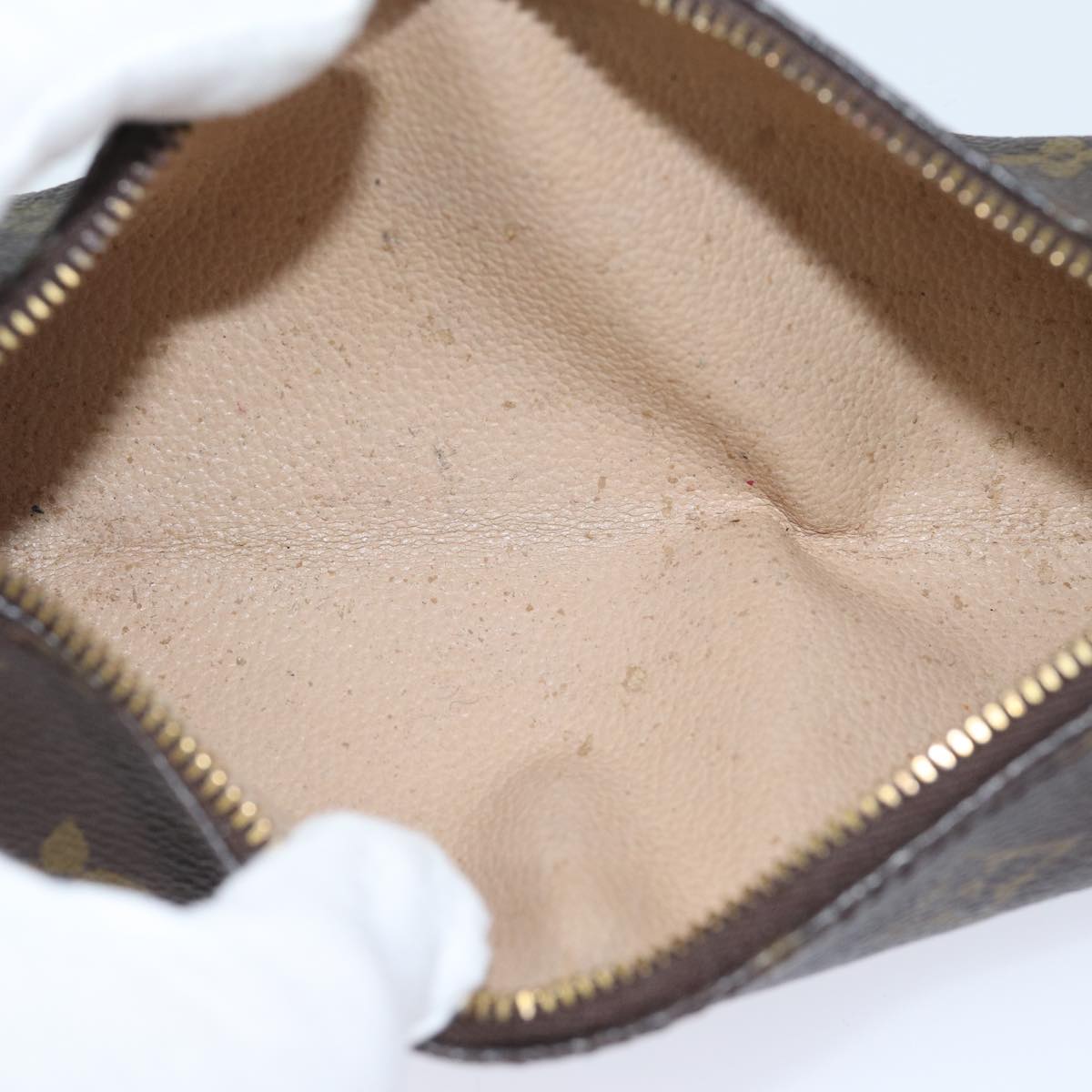 LOUIS VUITTON Monogram Trousse Rondo Pouch M47630 LV 70496