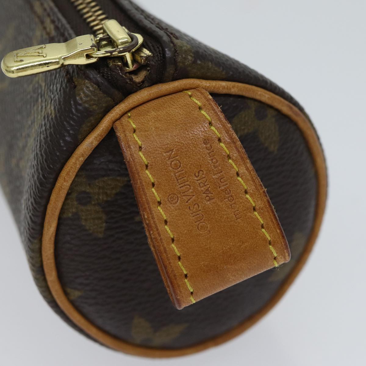 LOUIS VUITTON Monogram Trousse Rondo Pouch M47630 LV 70496
