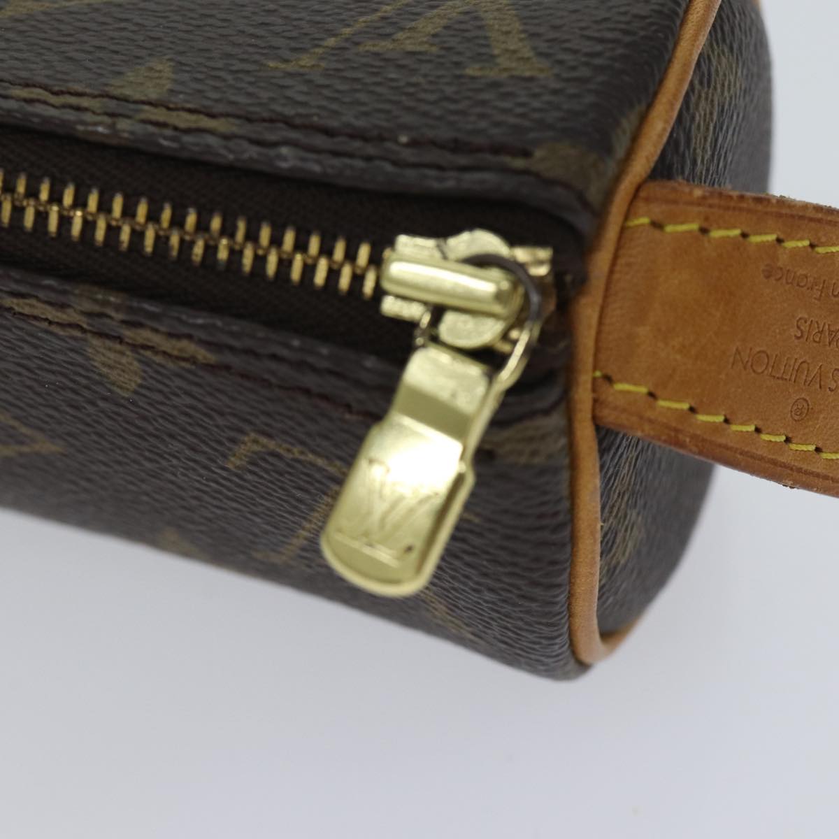LOUIS VUITTON Monogram Trousse Rondo Pouch M47630 LV 70496