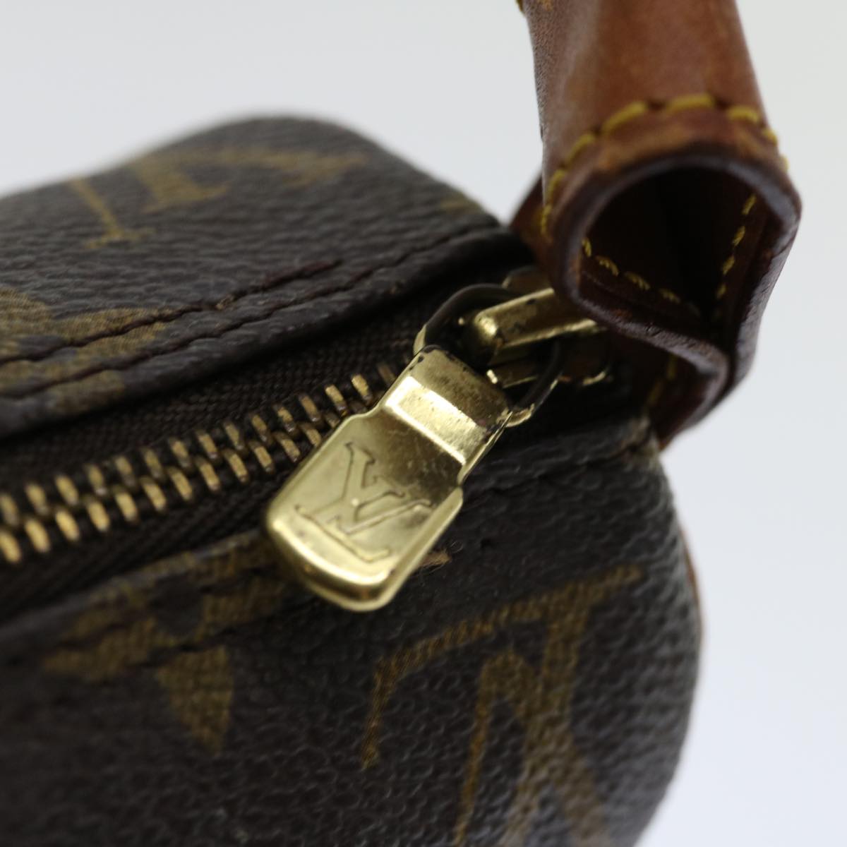 LOUIS VUITTON Monogram Trousse Rondo Pouch M47630 LV 70497