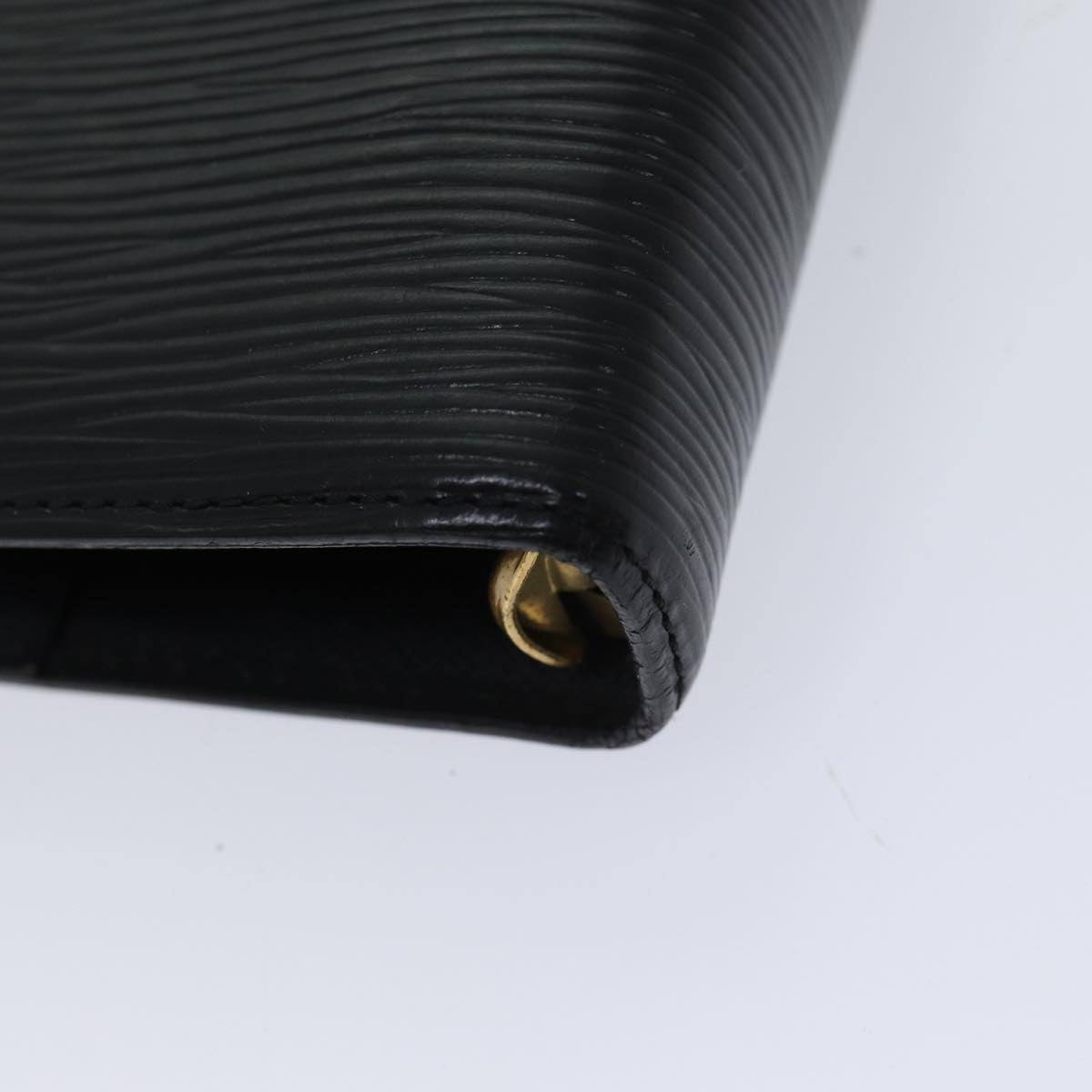 LOUIS VUITTON Epi Agenda GM Day Planner Cover Black R20212 LV 70499