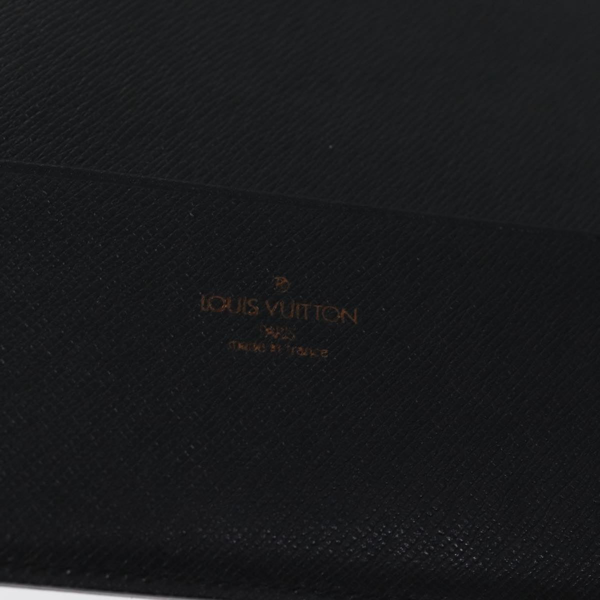 LOUIS VUITTON Epi Agenda GM Day Planner Cover Black R20212 LV 70499