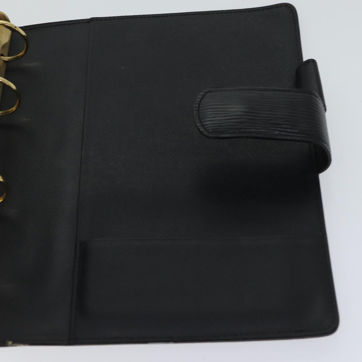 LOUIS VUITTON Epi Agenda GM Day Planner Cover Black R20212 LV 70499