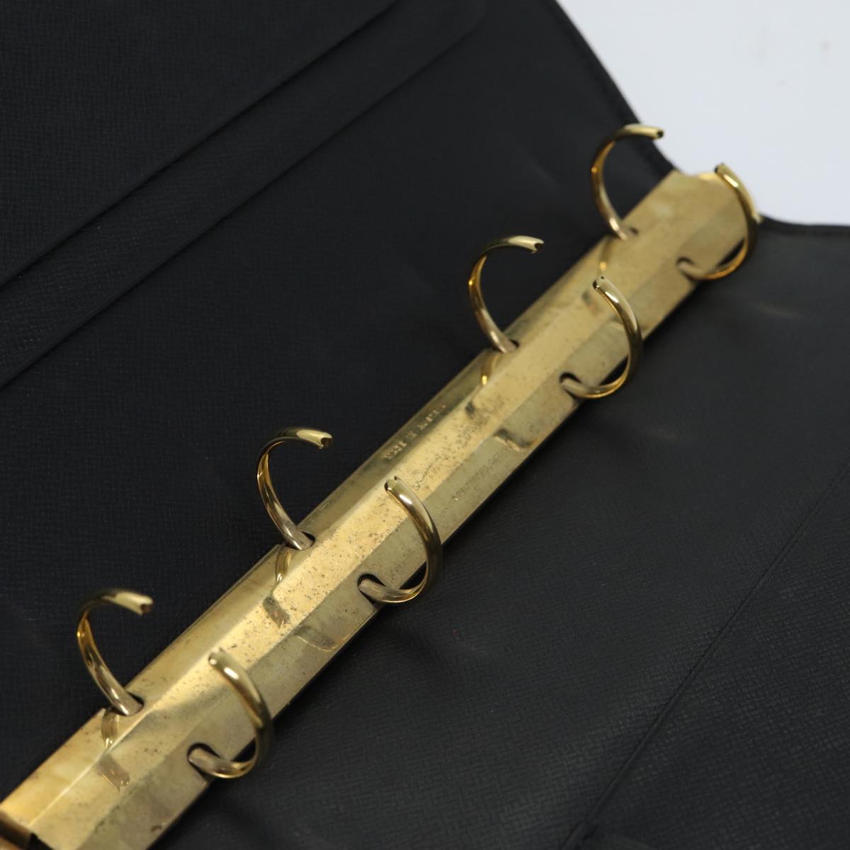 LOUIS VUITTON Epi Agenda GM Day Planner Cover Black R20212 LV 70499
