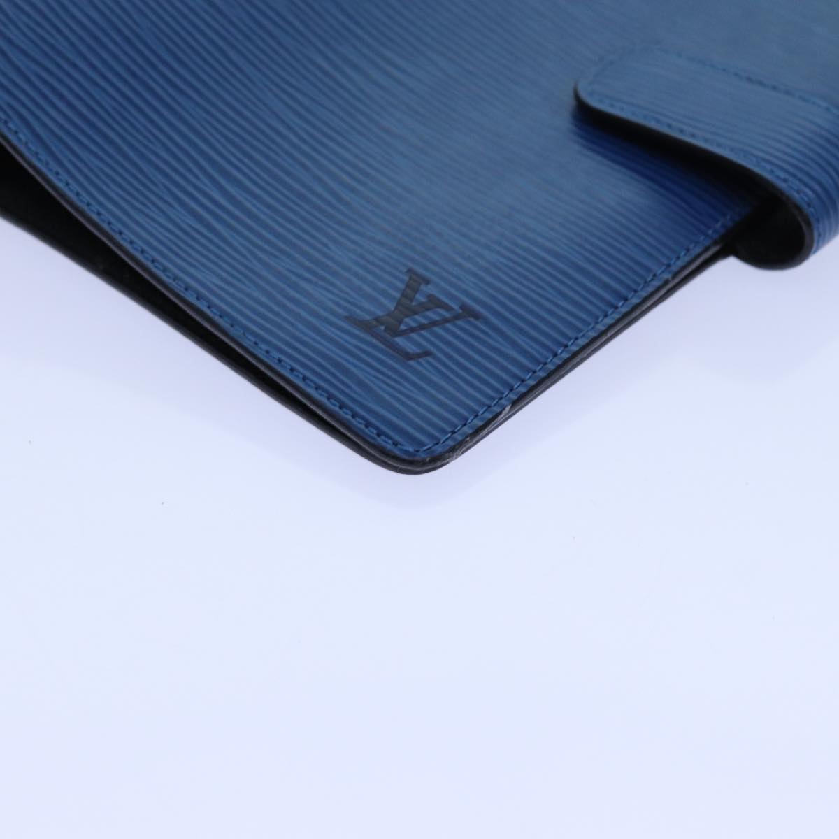 LOUIS VUITTON Epi Agenda MM Day Planner Cover Blue R20055 LV 70501