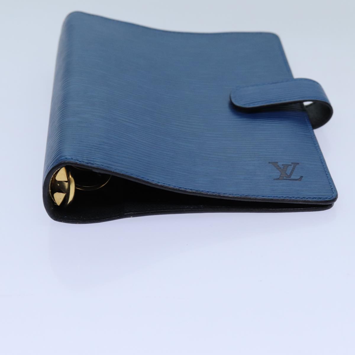 LOUIS VUITTON Epi Agenda MM Day Planner Cover Blue R20055 LV 70501