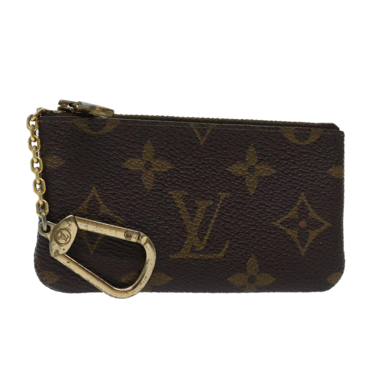 LOUIS VUITTON Monogram Pochette Cles Coin Purse M62650 LV 70505